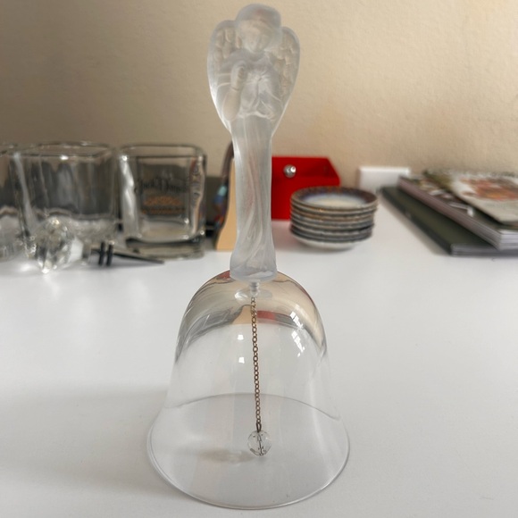 Neiman Marcus Christmas Angel Glassware Bell - Picture 1 of 3